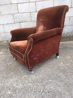 Howard Style Chair / Restauration / Fauteuil / Chaise Club / Chaise De Bibliothèque