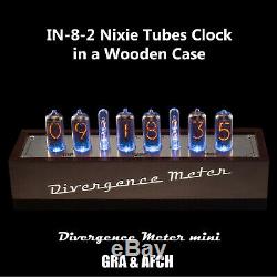 In-nixie Tubes 8-2 Horloge Musicale, Usb, Rgb, Arduino, Divergence Mètres Gra & Afch