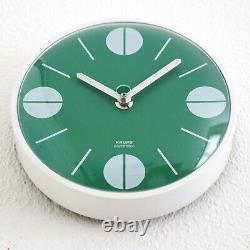 Krups Wall Top Horloge Chron Pop Vintage Rarity! Retro Espace Age MID Century Green