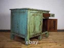 LIVRAISON GRATUITE ? Îlot de cuisine vintage peint, armoire, buffet cabinet