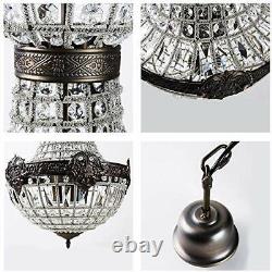 Lampe de lustre en cristal vintage Royal Empire moderne Europe pour le salon