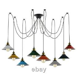 Lampe suspendue rétro en forme d'araignée E27, luminaire de plafond, chandelier 240V