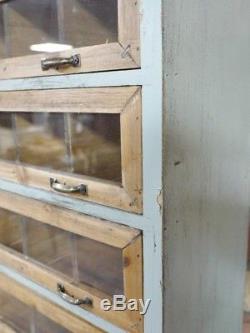 Le Stockage Industriel Vintage D'armoire De Cabinet D'étagères De Mur Étagère Le Coffre Des Tiroirs Z