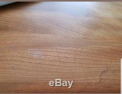 Lovely Ercol Elm Plank - Table De Salle À Manger Et Chaises Quaker Windsor 2 + 2 Carver