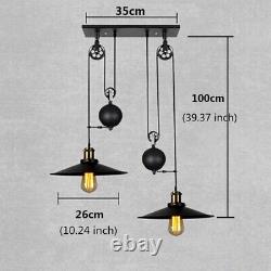 Luminaire suspendu vintage, lampe de cuisine, éclairage de plafond, chandelier rétro