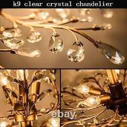 Lustres en cristal vintage 3/4/5/8 lumières - Luminaire de plafond pour salle à manger
