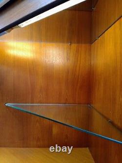 Meuble d'angle d'affichage Gplan Fresco, cabinet vintage rétro du milieu du siècle Gplan.