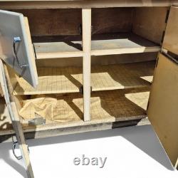 Meuble de cuisine en bois vintage des années 50, armoire de rangement, unité de garde-manger