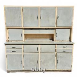 Meuble de cuisine en bois vintage des années 50, armoire de rangement, unité de garde-manger