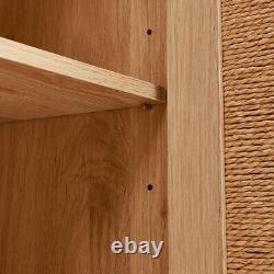 Meuble de rangement en bois avec étagères, 2 portes