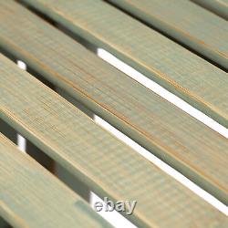 Meuble de rangement mural en bambou avec 2 étagères, unité de rangement suspendue réglable