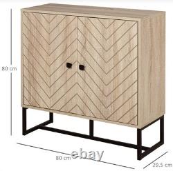 Meuble de rangement style industriel, buffet, console d’entrée pour couloir