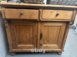 Meuble de rangement vintage rétro antique pour cuisine et salle de bain avec évier en bois