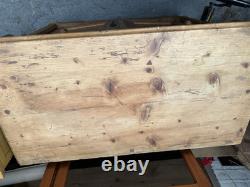 Meuble de rangement vintage rétro antique pour cuisine et salle de bain avec évier en bois