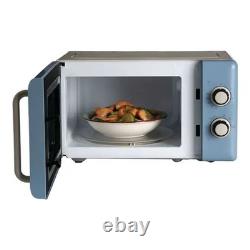 Micro-ondes Ariete Vintage 20L Appareil de cuisine rétro UK Bleu NEUF