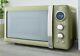 Micro-ondes Numérique Swan Retro Vert. 800w 20l Design Vintage Pour La Cuisine.