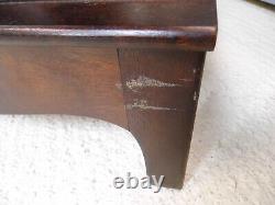 Miroir de sol vintage Stag Minstrel Cheval finition acajou des années 1970