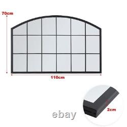 Miroir de style fenêtre 70 x 110 cm pour chambre de filles, miroir de couloir, décor maison