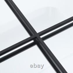 Miroir de style fenêtre 70 x 110 cm pour chambre de filles, miroir de couloir, décor maison