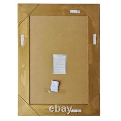 Miroir mural rectangulaire vintage grand Cimiero Antique GOLD décoratif 120cm x 88cm