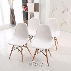 Nouvelle Table À Manger Rectangle Blanc Et 4 Chaises Retro Dsw Eiffel Style Furniture