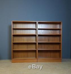 Original Vintage G Plan Teak Shelves Shelving Display Unit Bookcase X 2