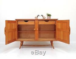 Original Vintage Retro Ercol Solide Buffet / Cabinet 1950/1950