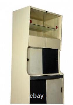 PLACARD DE CUISINE ARMOIRE DE RANGEMENT CUISINE REINE BLEUE FIERTE O MAISON VINTAGE C1940s