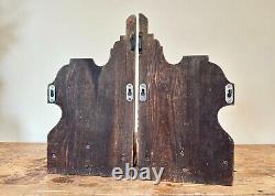 Paire d'armoires murales, étagère suspendue en pin, anciens cabinets de chevet, décoration vintage