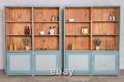 Paire d'armoires vintages - Unité d'étagères - Armoire de cuisine - Garde-manger - Rangement utilitaire