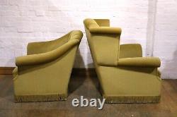 Paire de fauteuils de salon rétro vintage