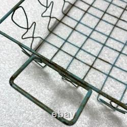 Panier en Fil Vintage Français 21,5 cm x 30,5 cm Petit Panier de Cuisine Rétro