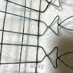 Panier en Fil Vintage Français 21,5 cm x 30,5 cm Petit Panier de Cuisine Rétro