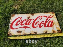 Panneau Émaillé Coca Cola Vintage Pepsi Rolla Coke Man Cave Garage Cuisine Rétro
