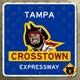 Panneau De Signalisation De L'autoroute Pirate Gaspar De La Florida Tampa Crosstown Expressway 12x12