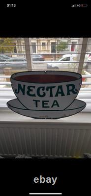 Panneau en métal vintage Necta Tea