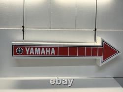 Panneau rétro YAMAHA pour cave à vin, bar, garage, chambre, bureau 125cm x 15cm