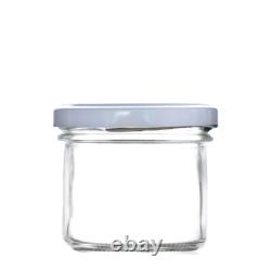 Petits Pots en Verre Alimentaires 125ml avec Couvercles pour Pâté Chutney Confiture Confitures Pickles Bonta