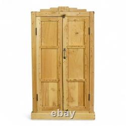 Placard de rangement de cuisine et salle de bain en bois vintage rustique blanchi