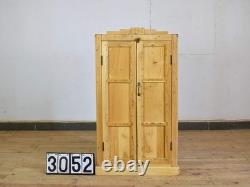 Placard de rangement de cuisine et salle de bain en bois vintage rustique blanchi