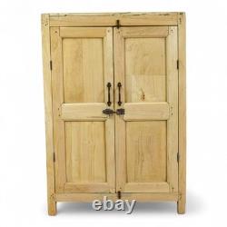 Placard de rangement de cuisine et salle de bain vintage rustique blanchi