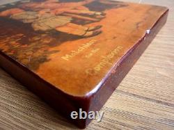 Plaque Murale en Bois Vintage Savon Pears Filles Inégalable pour le Teint