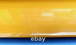 Porte-serviette en plastique craquelé Habitat des années 1970/80 en jaune moutarde rare