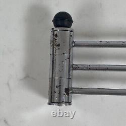 Porte-torchon de cuisine Atomique Sputnik des années 1960 en chrome (M)