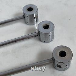 Porte-torchon de cuisine Atomique Sputnik des années 1960 en chrome (M)