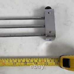 Porte-torchon de cuisine Atomique Sputnik des années 1960 en chrome (M)