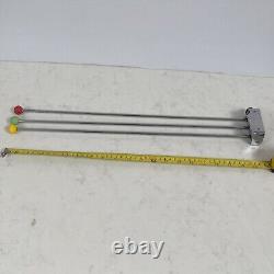 Porte-torchon de cuisine Atomique Sputnik des années 1960 en chrome (M)