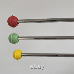 Porte-torchon de cuisine Atomique Sputnik des années 1960 en chrome (M)