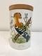 Pot De Rangement Portmeirion Botanic Birds Houppier 16 Cm Fabriqu&eacute; En Angleterre, Couvercle En Bois