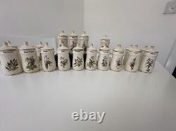 Pots à épices à couvercle de fée des fleurs (x20) - Gresham Marketing vintage - 1989 TBE